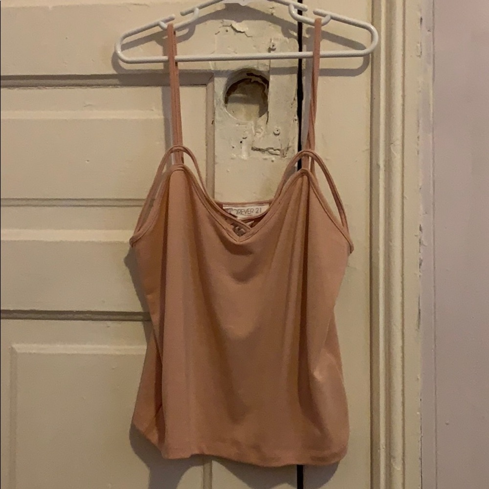 Pink crop top
